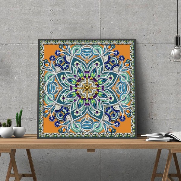 Mandala 4 | Im Dunkeln leuchtend 30x30cm
