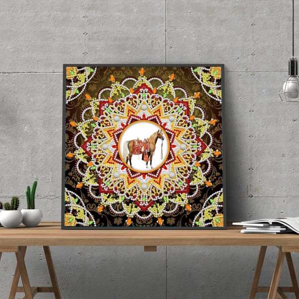 Mandala 5 | Im Dunkeln leuchtend 30x30cm