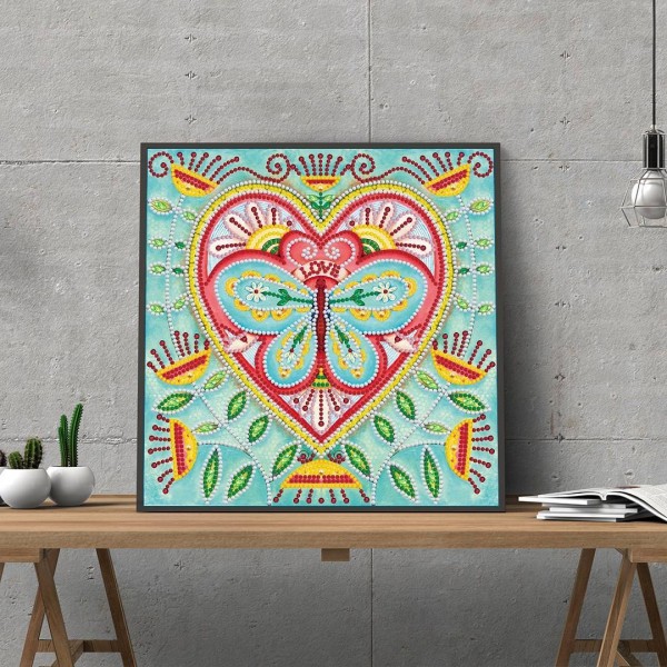 Liebe | Im Dunkeln leuchtend 30x30cm