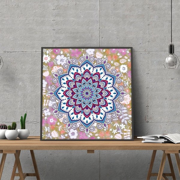 Mandala 2 | Im Dunkeln leuchtend 30x30cm