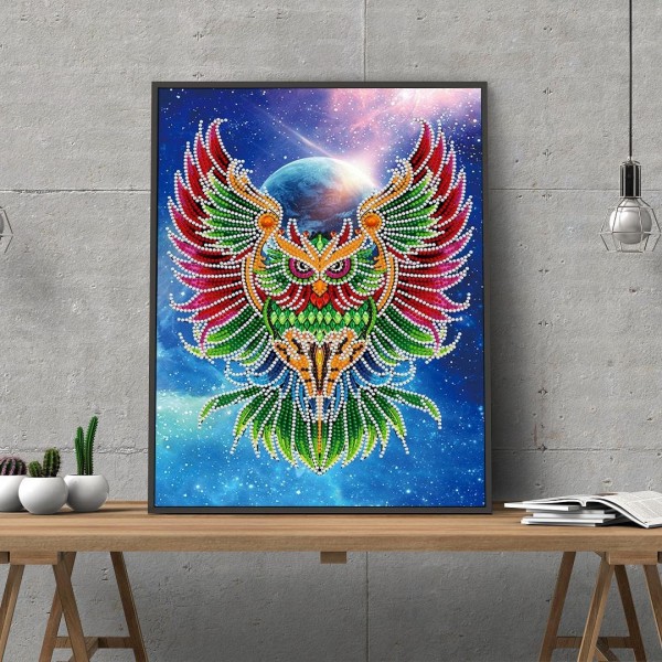 Eule | Im Dunkeln leuchtend 30x40cm