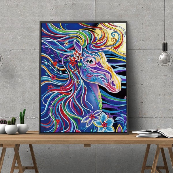 Pferd 2 | Im Dunkeln leuchtend 30x40cm