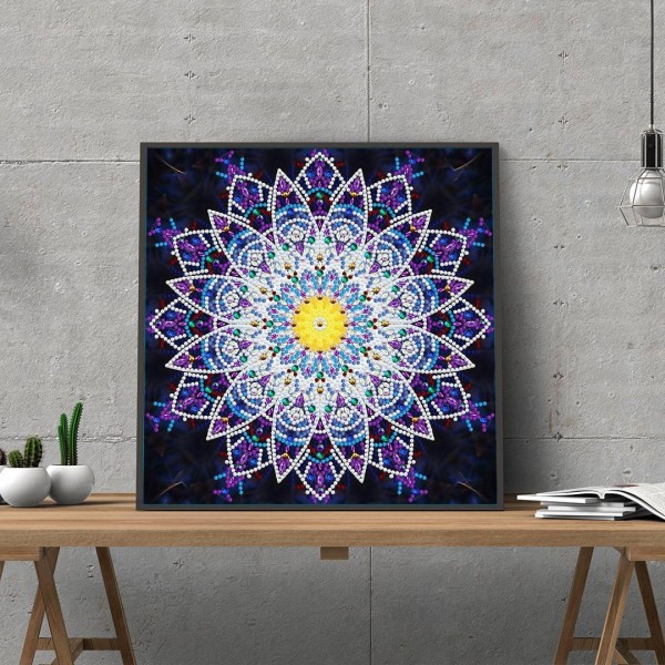 Mandala 7 | Im Dunkeln leuchtend 30x30cm