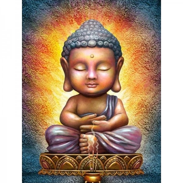 Buddha mit Weihrauch