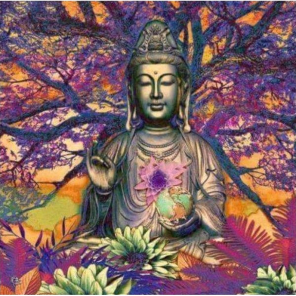 Buddha am Purpurbaum