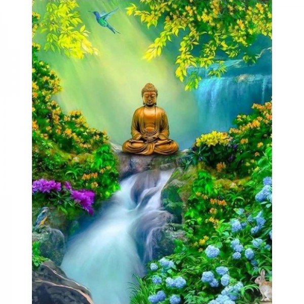 Buddha-Wasserfall