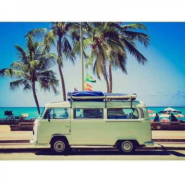 VW Bus Surfen