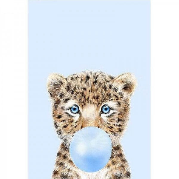 Baby Leopard-Blau