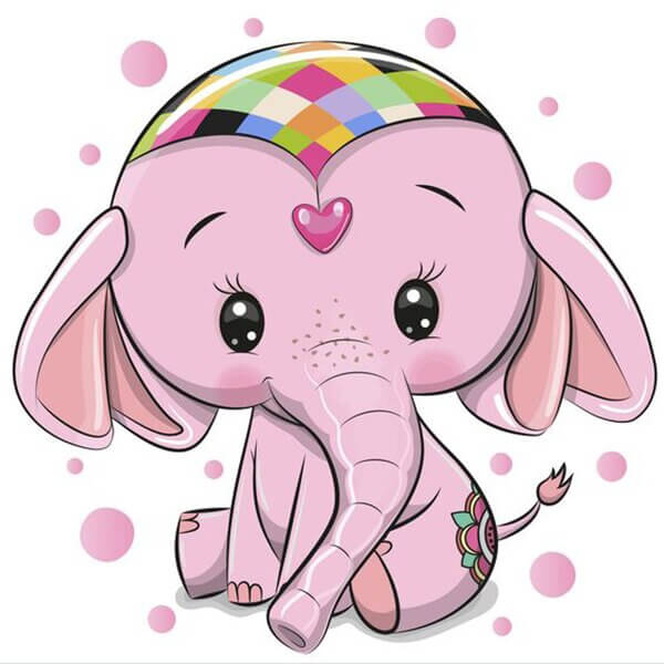 Rosa Elefant