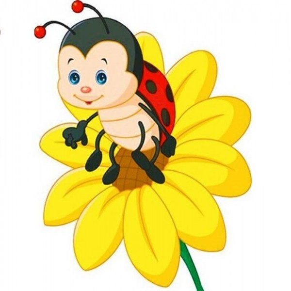 Marienkäfer auf Blume