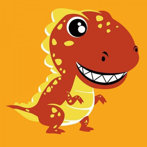 Roter Dino