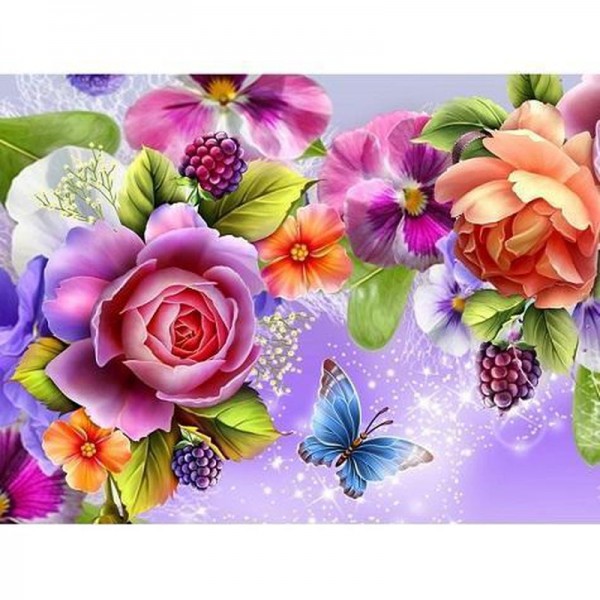 Verschiedenfarbige Blumen