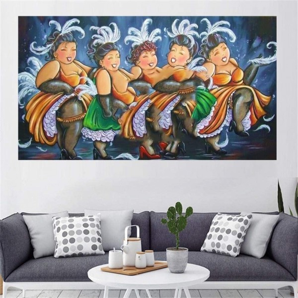 Mollige Damen | Tanzen ab 50x80cm